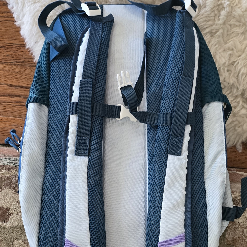 Stylish Blue Backpack - Picture 3 of 3